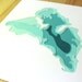 White Bear Lake - original 8 x 10 papercut art