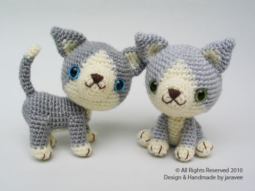 Gray Kitten - PDF Crochet Pattern