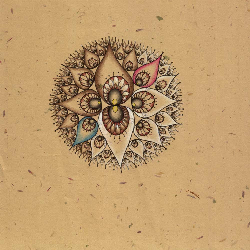 Conversation - An Original Mandala Drawing