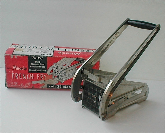 Ekco French Fry Cutter Vintage 50's Miracle by studiostebbylee