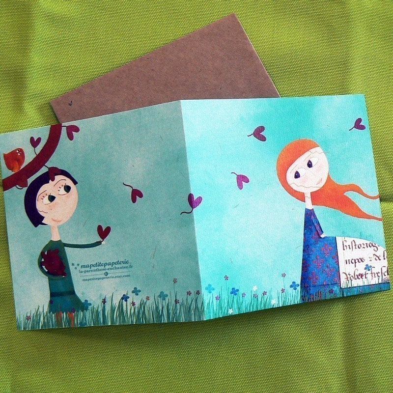 The poor lover - gift and art card