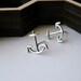 Nous Partirons sur l'Ocean - Anchor jewelry - anchor earrings in sterling silver