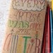 OOAK Kraft Moleskine with Hand Drawn Type and Art Quote by Ralph Waldo Emerson