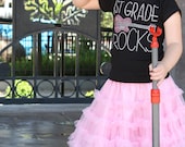 MY GRADE ROCKS guitar rhinestud  tee by Daisy Creek Designs