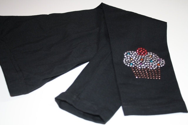 CUPCAKE rhinestud leggings by Daisy Creek Designs