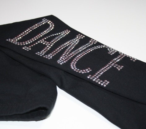 DANCE rhinestud leggings by Daisy Creek Designs