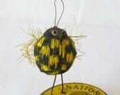 Honey Bee's Checkered Past - - Ooak ---Free USA Shipping