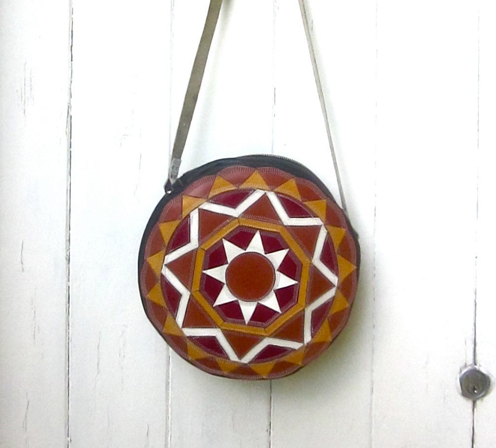 SALE- Moroccan Style leather bag- 30% OFF