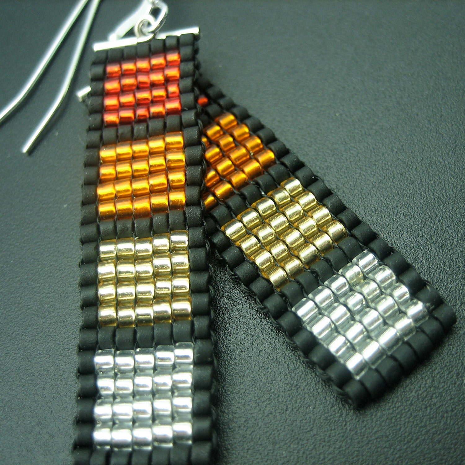 Bushfire nights - earrings