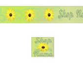 BONUS TWO FREE AVATARS, Pre-Made Sunflower Banner and Avatar Set for Your Etsy Shop