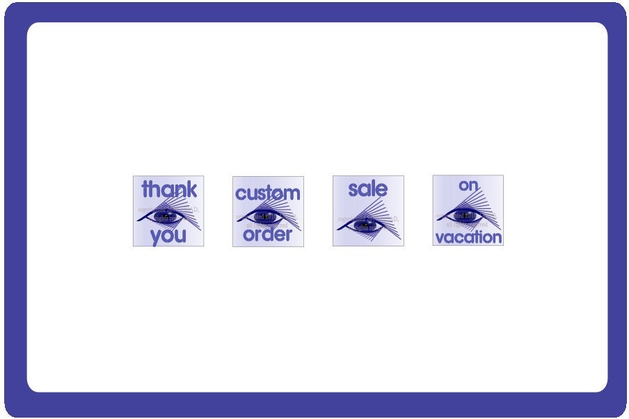 The Eyes Have It, Exquisite Pre-Made Banner and Avatar Set for Etsy Shops