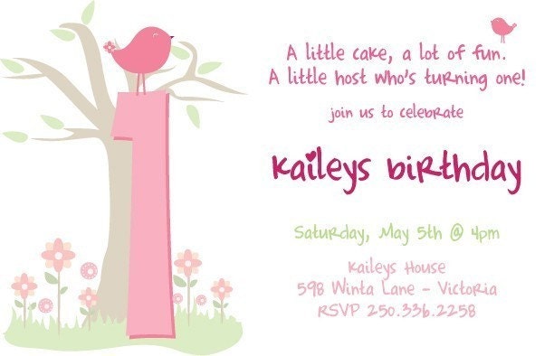 Custom printable birthday invitation