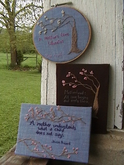 Embroidered Wall Art CUSTOM quote