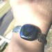 I LOVE YOU---Sign Language--- Dichroic Silver Spoon Cuff Bracelet -- Art Glass By YM