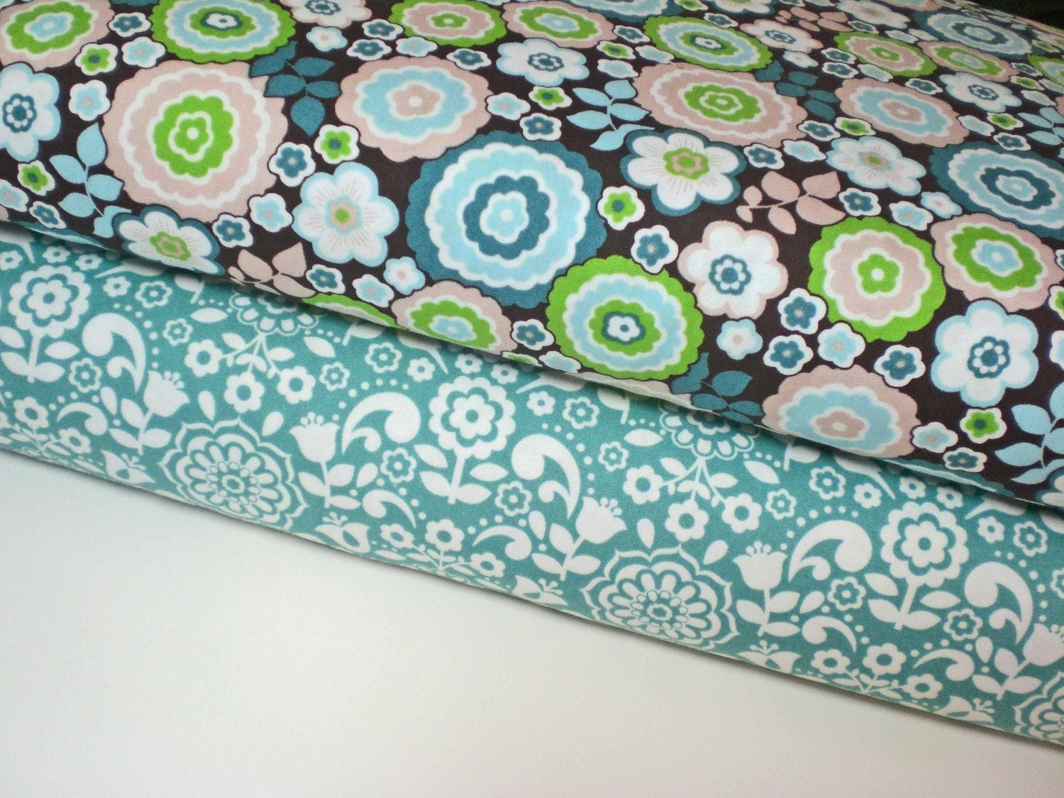 Anthology BONJOUR FLORAL Fabric, 1/2 yards of each