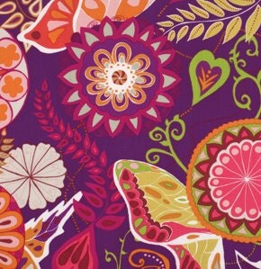 Cocoon Metamorphosis Ruby Wine Butterflies by Valori Wells, Free Spirit Designer Fabric, SALE
