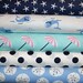 5 Fat Quarters It's a Shore Thing Fabric by Dear Stella, Designer Fabric Sale