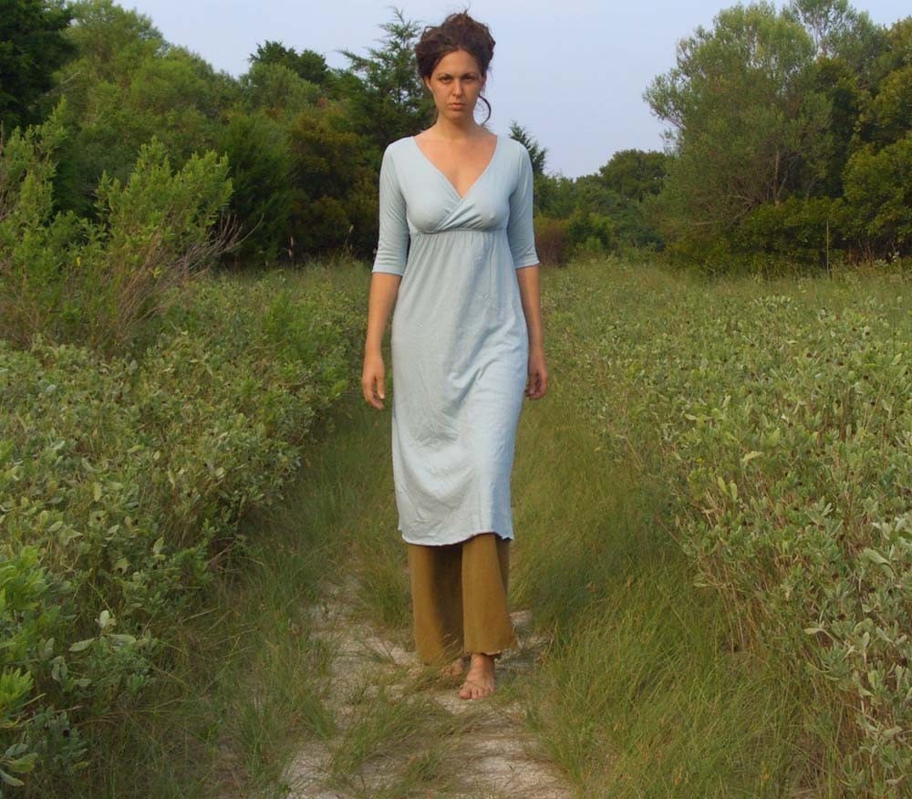 The Market Dress Below Knee ( local organic cotton knit)