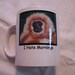 I Hate Mornings Coffee Mug Grumpy Monkey original Art