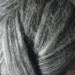 4 oz Soft Dark Gray, Black and White, Mill End Wool Roving