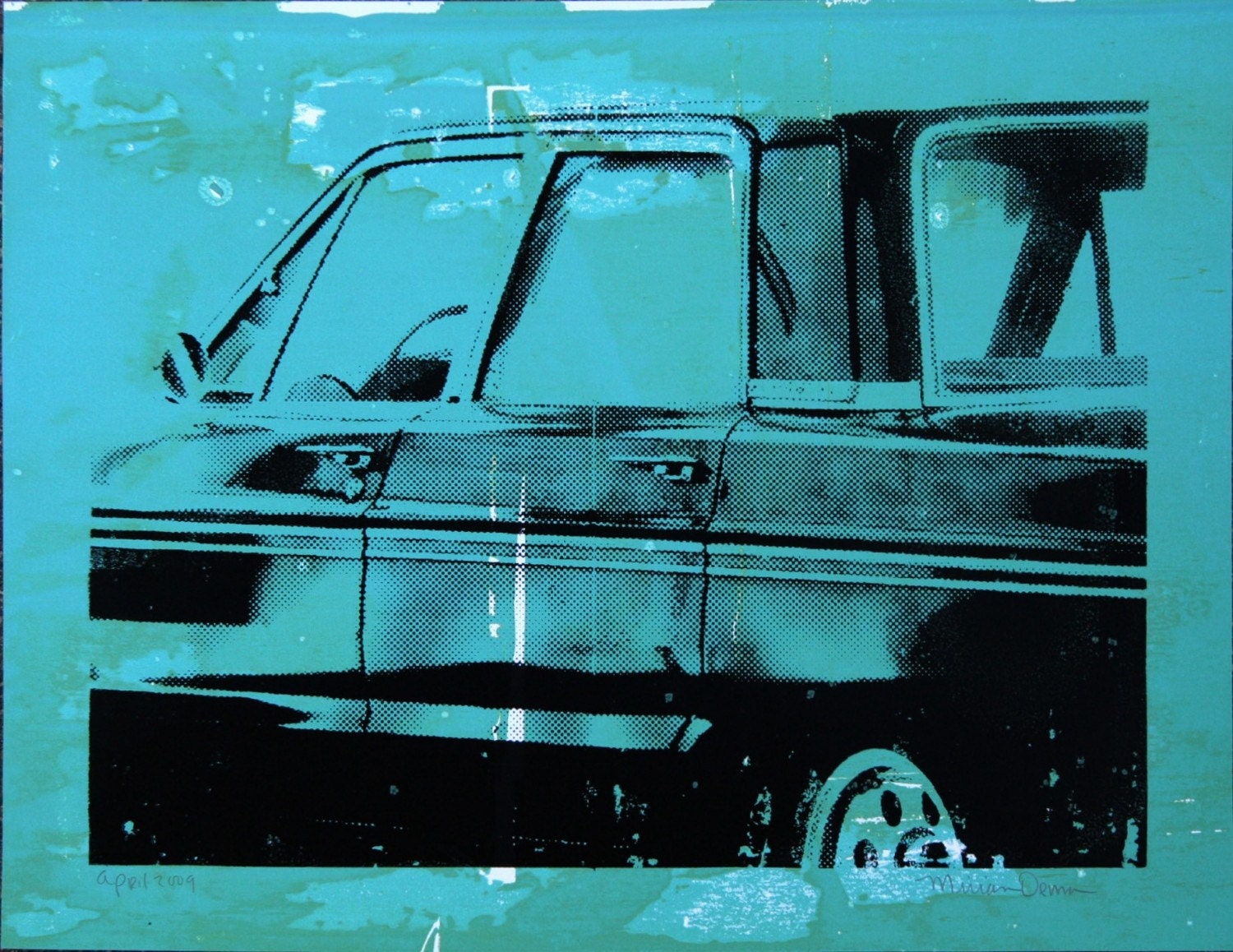 By The Road - Screen Print