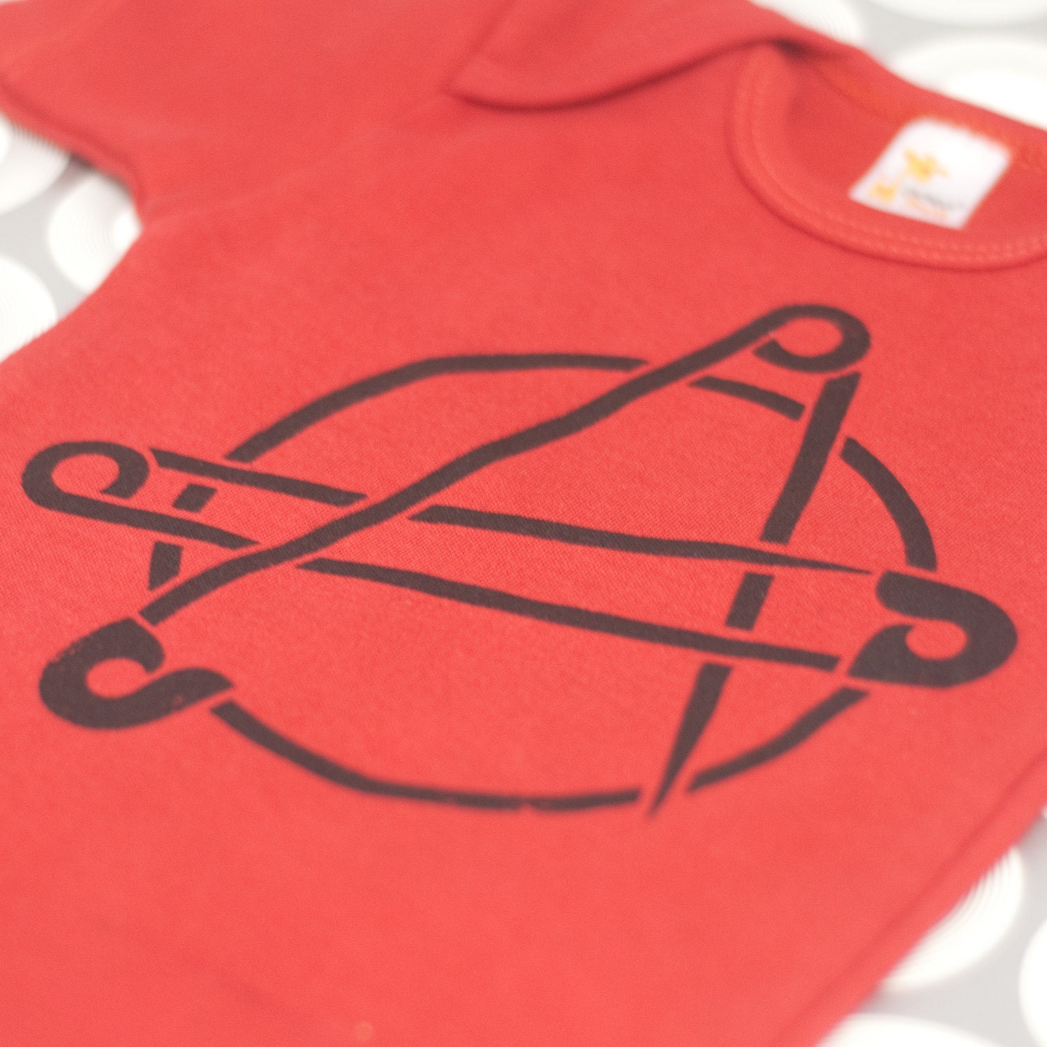 Baby Anarchy Tee shirt-Red