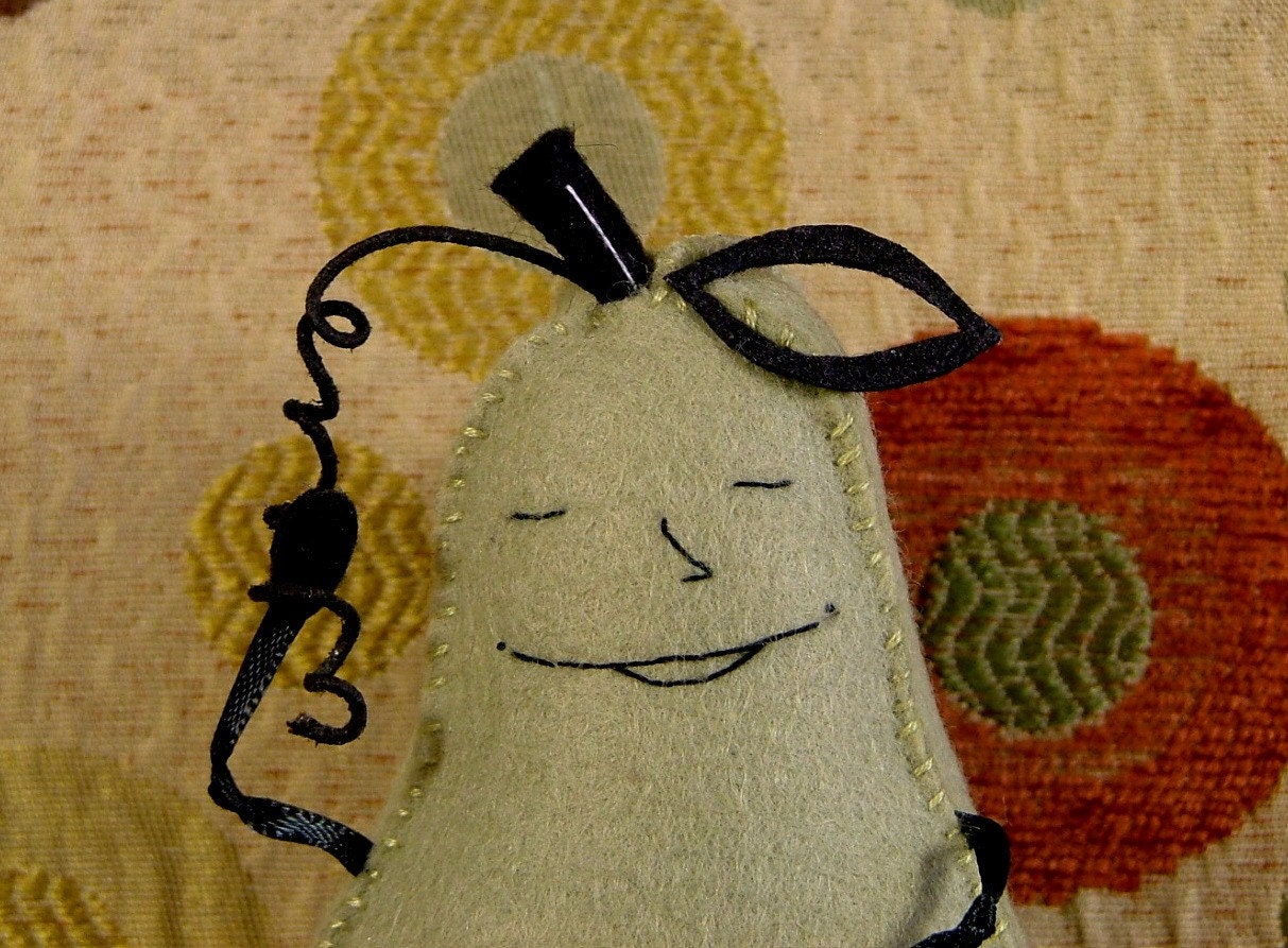 Pear Soft Sculpture Mary Lou