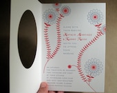 Elegant Baseball Wedding Invitation - Letterpress (Sample)