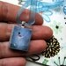 Scrabble pendant, UNA, in hand painted matching gift box, perfect Christmas gift