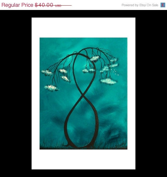 50%SALE - Abstract Tree Art  Limited Edition Large Print  of 50 --11 x 14  -  My  Sleeping Spirit
