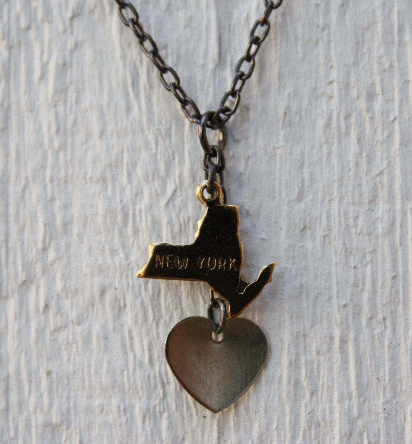 Home is Where the Heart is Necklace - State Charm Necklace