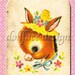 INSTANT DOWNLOAD - Kawaii Vintage Baby Animals Gift Tags - Printable Digital Journal Tags - Scrapbooking - Gift Tags