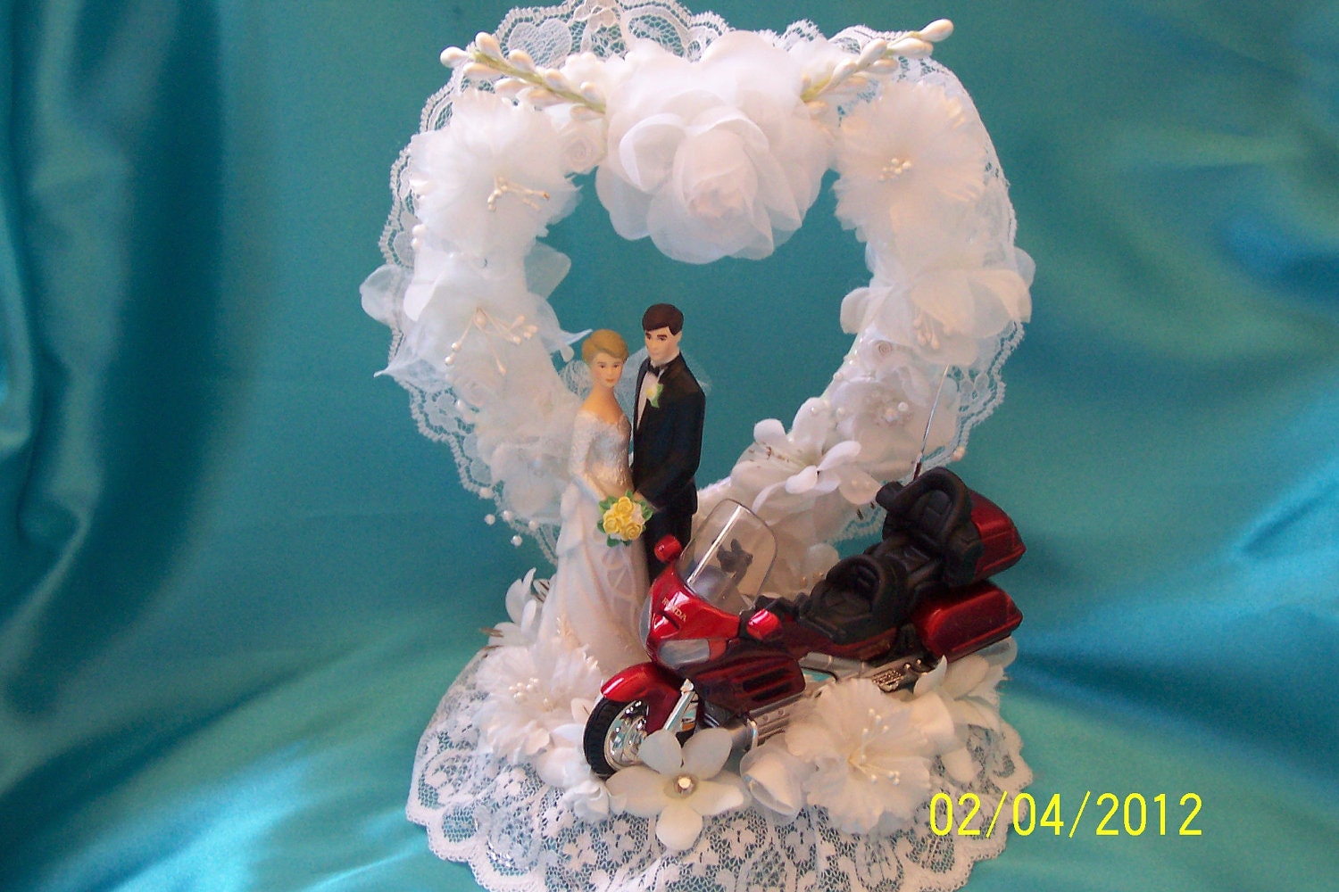 Honda motorcycle wedding cake toppers #4