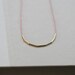 fay - minimalist silk and gold necklace by elephantine
