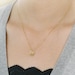 apollo - modern gold pendant necklace by elephantine