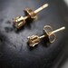 nova - tiny gold stud earrings by elephantine