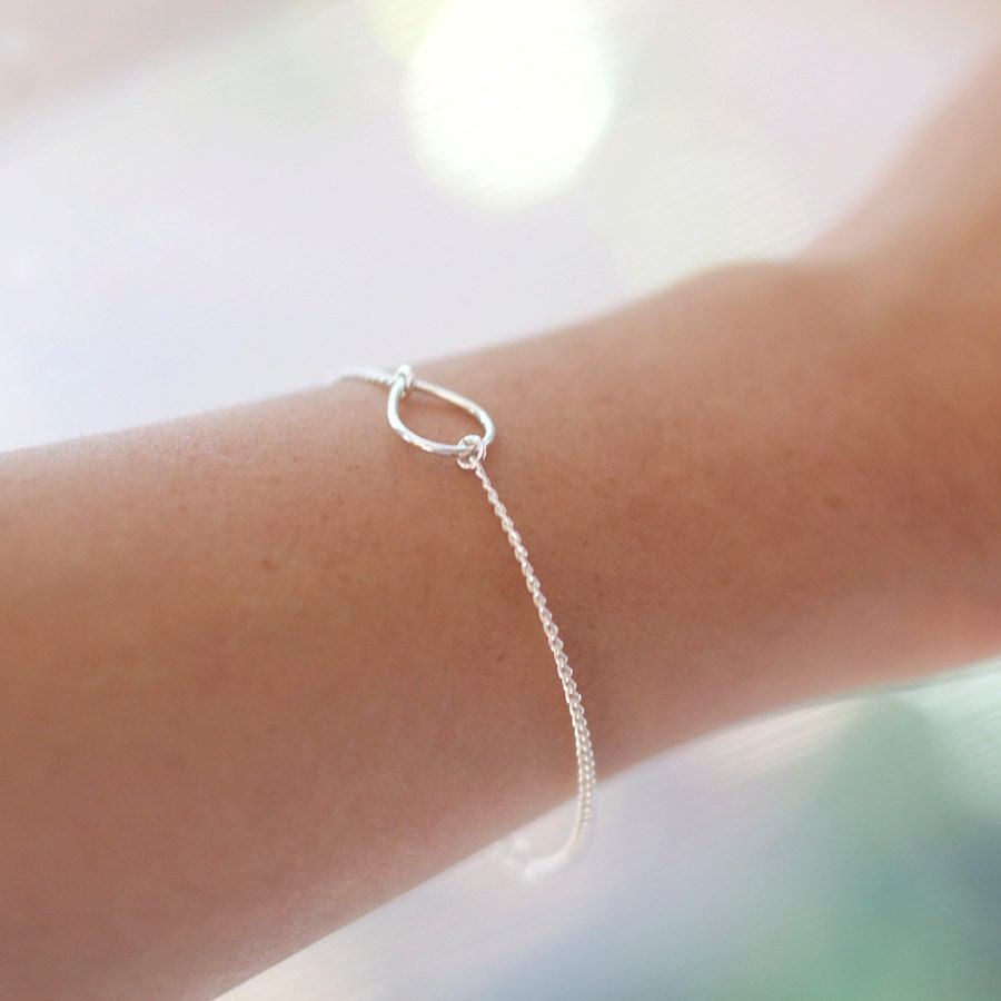 the year of wonder - silver teardrop bracelet by elephantine