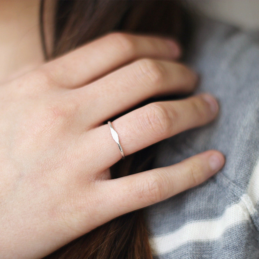 kismet - fine silver ring by elephantine