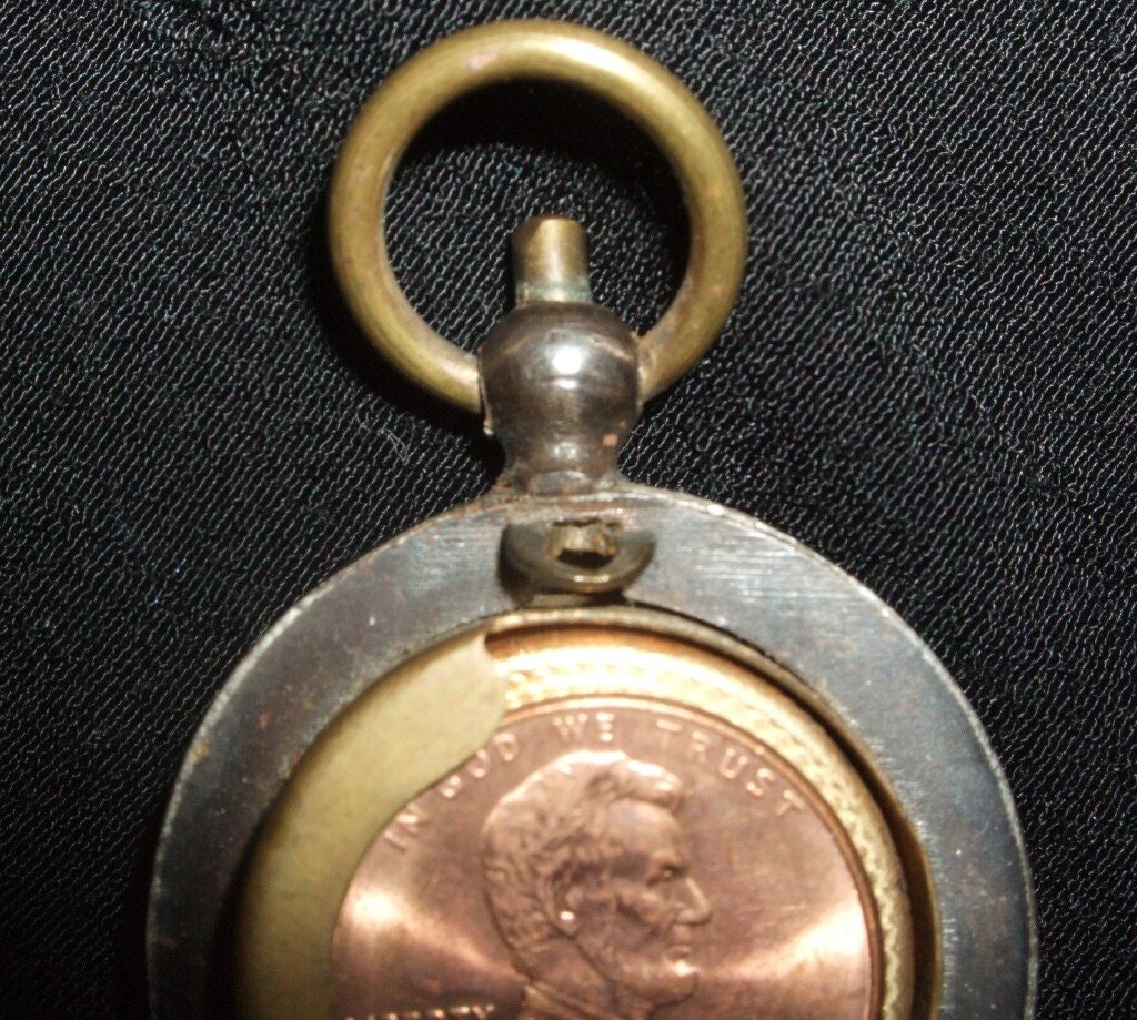 ANTIQUE COIN HOLDER LOCKET by saltsmansoap on Etsy