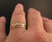 Gold stacking rings, gold rings, set of 3 14k goldfilled rings, stackable jewelry, black friday etsy jewelry