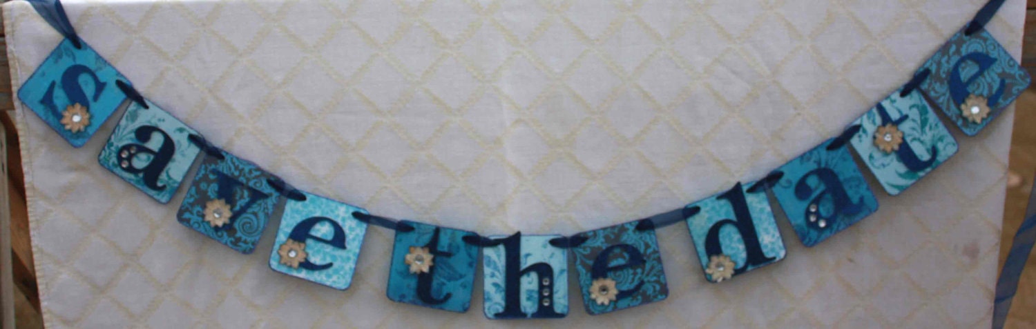 50% off Save the Date Announcement - Wedding Banner Il_570xn