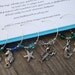 Free Shipping Set of Six Sea Themed Wine Charms