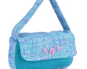 Handmade COTTON CANDY Tweed Bag