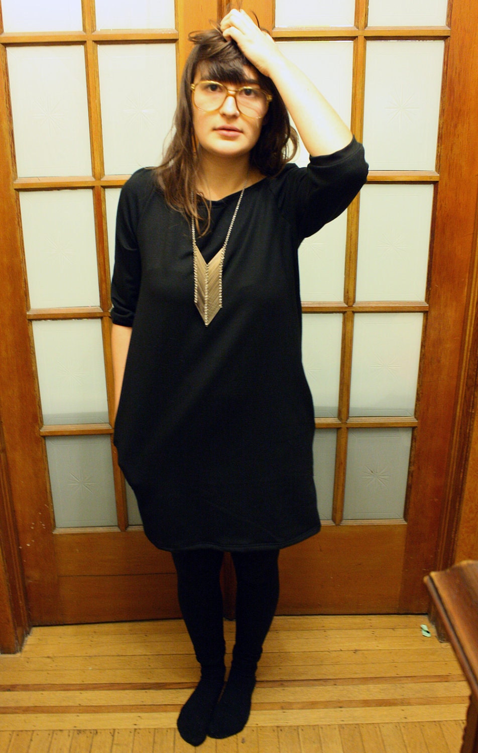Made To Order // Shift Dress with Pockets // by Replicca // sizes Small to Xtra Large / your choice of colour
