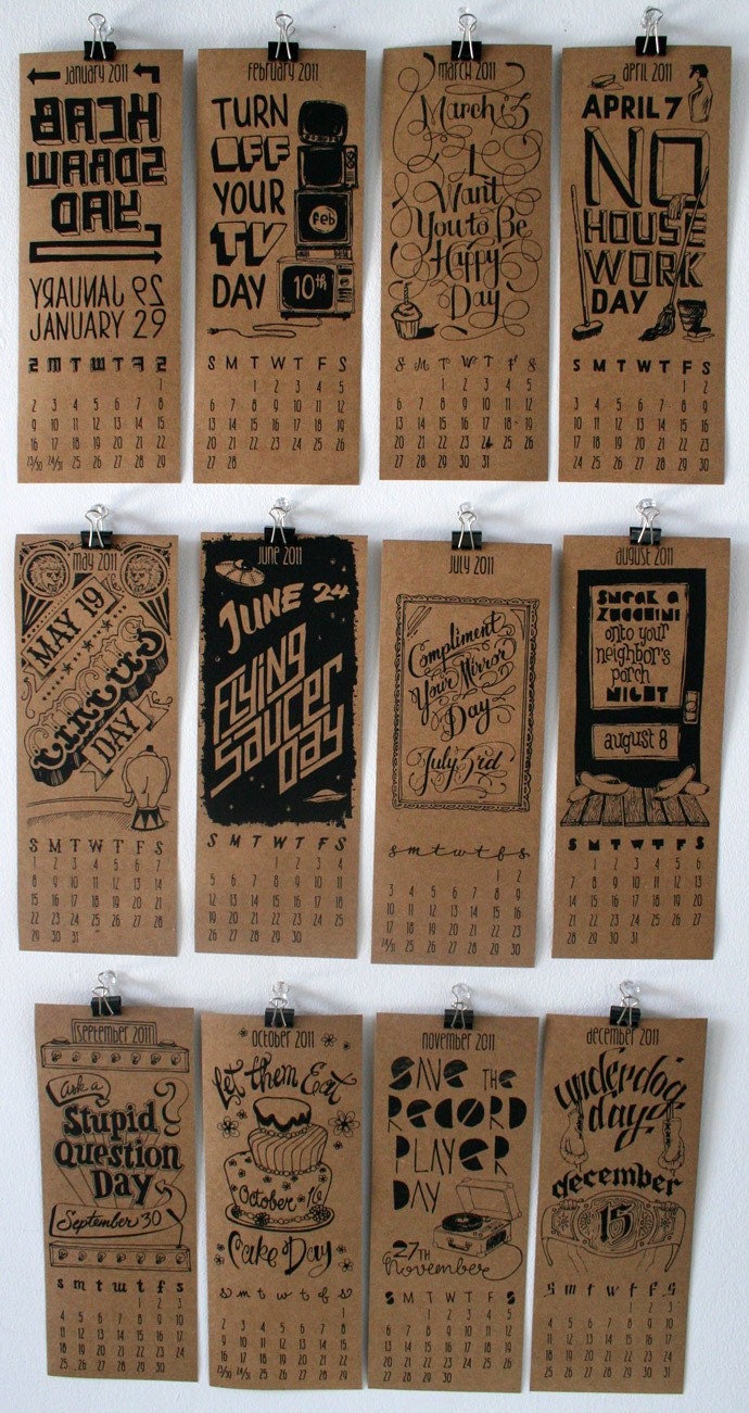 2011 Calendar of Silly Holidays - Kraft
