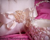 Pearl and Shell Ring Pillow- Endless Summer Love Collection