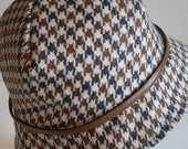 Hat pattern fit headsize 22.5 inch headsize easy to make made by Australian Milliner 4 point dart hat sewing pattern