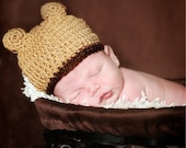 Crochet Bear Cocoon or Papoose and Hat Crochet Pattern pdf 140