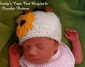Crochet Baby Calf Beanie Crochet Pattern pdf 130