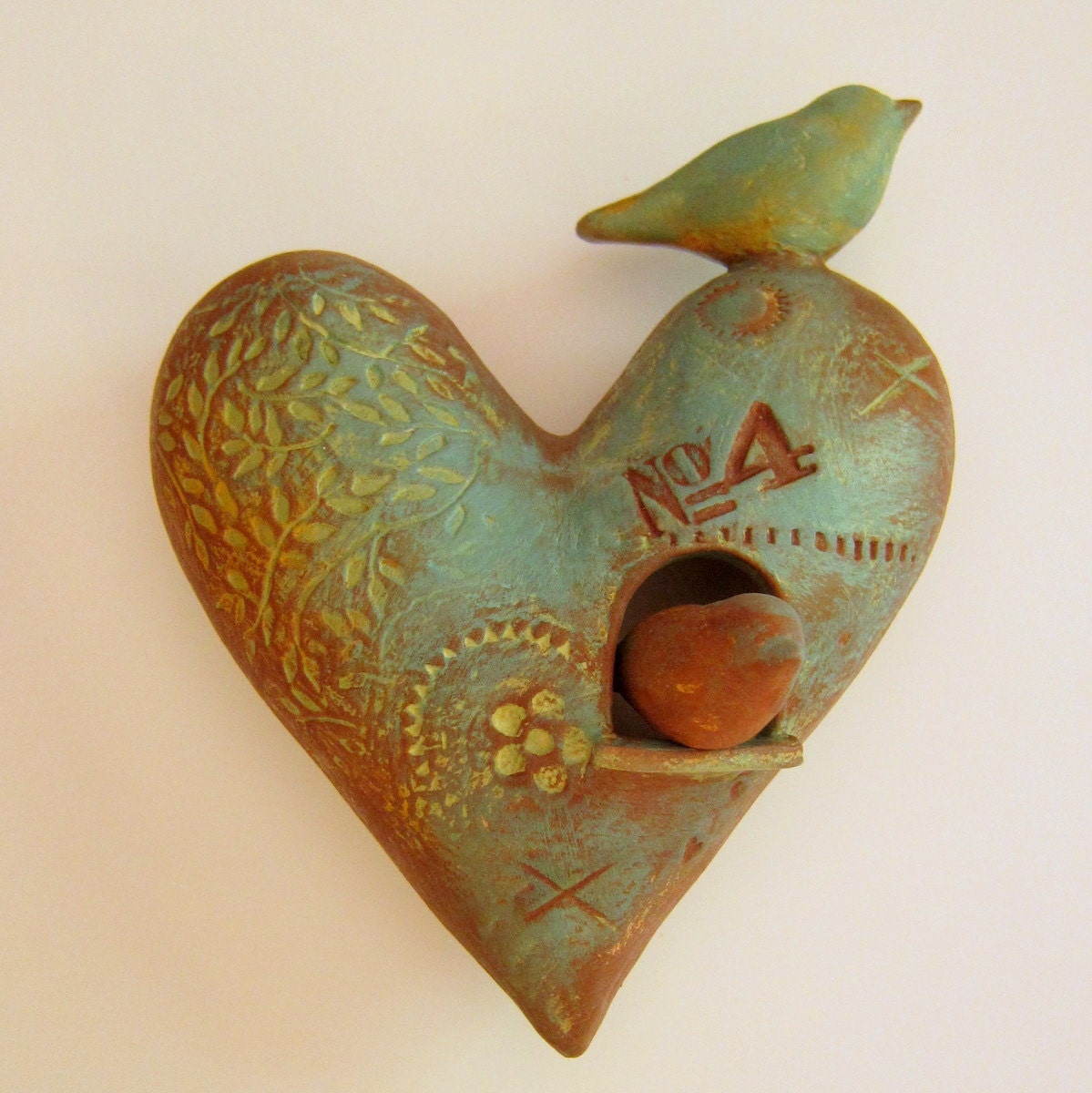 Wall Heart with Birds